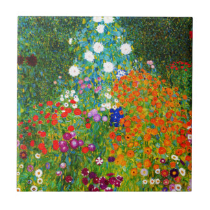 “ Farmer's garden ” , Gustav Klimt タイル