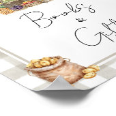 Farmers Locally Grown Shower Books and Gifts Sign ポスター (角)