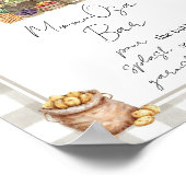 Farmers Locally Grown Shower Mom Osa Bar Sign ポスター (角)