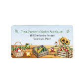 Farmers Market Address ラベル (正面)