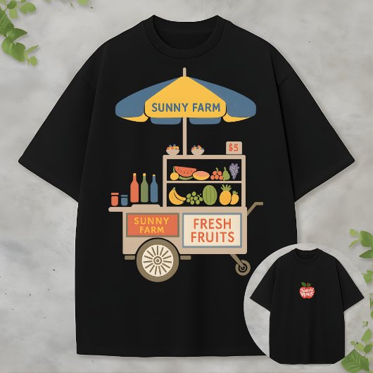 Farmers Market Aesthetic Fresh Fruits Sunshine Tシャツ