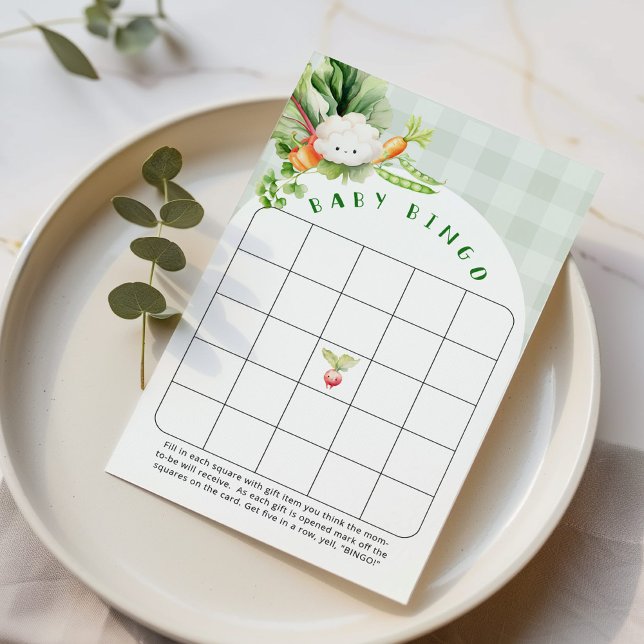 Farmers market Baby Bingo Baby shower game (クリエイターアップロード済み)