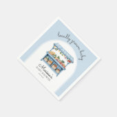 Farmers Market Boy Baby Shower スタンダードカクテルナプキン (角)