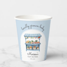 Farmers Market Boy Baby Shower 紙コップ
