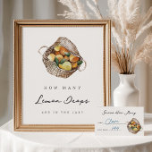 Farmers Market Bridal Shower Guessing Game Card エンクロージャーカード