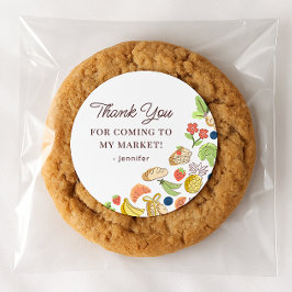 Farmers Market Farm Fresh Birthday  ラウンドシール