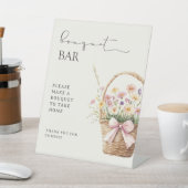 Farmers Market Floral Bridal Shower Bouquet Bar 台座サイン (インサイチュ)