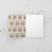 Farmers Market Floral Bridal Shower Thank You Card サンキューカード (内部)