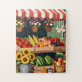 Farmers Market for Seniors 30 Large Piece ジグソーパズル