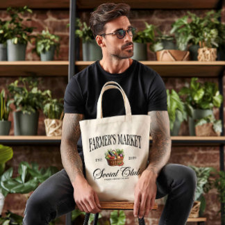 Farmers Market Fresh Food Tote Bag トートバッグ