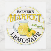 Farmers Market Fresh Lemonade Mystery ワインラベル (シングルラベル)