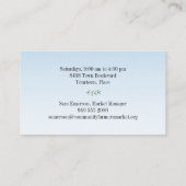 Farmers Market, Fresh Produce 名刺 (裏面)