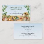 Farmers Market, Fresh Produce 名刺 (正面/裏面)