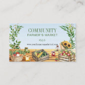 Farmers Market, Fresh Produce 名刺 (正面)