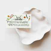 Farmers Market Gingham Books For Baby Library エンクロージャーカード