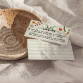 Farmers Market Gingham Books For Baby Library エンクロージャーカード