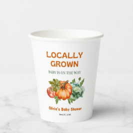 Farmers Market Locally Grown Baby Shower  紙コップ