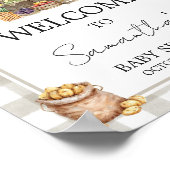 Farmers Market Locally Grown Shower Welcome Sign ポスター (角)