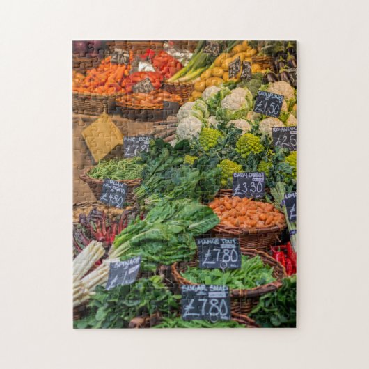Farmers Market Vegetables Jigsaw Puzzle ジグソーパズル (縦)