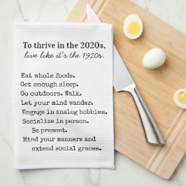 Farmhouse 1920s live simply キッチンタオル