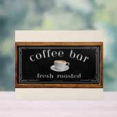 Farmhouse Acrylic Coffee Bar Sign– Coffee Station  アクリルサイン (ニュートラル)