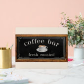 Farmhouse Acrylic Coffee Bar Sign– Coffee Station  アクリルサイン (ウェディング)