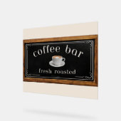 Farmhouse Acrylic Coffee Bar Sign– Coffee Station  アクリルサイン (傾斜)