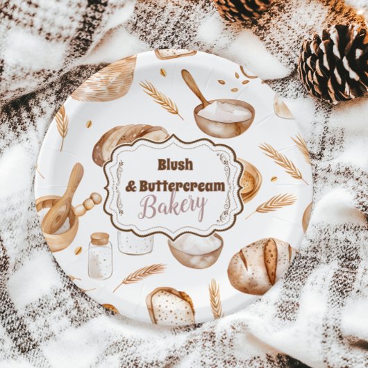 Farmhouse Artisan Bakery ペーパープレート