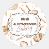 Farmhouse Artisan Bakery ラウンドシール (正面)