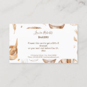 Farmhouse Artisan Bakery 割引カード (裏面)