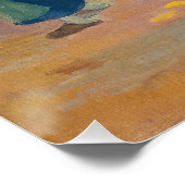 Farmhouse at Le Pouldu, 1890 (油オンキャンバス) ポスター (コーナー)