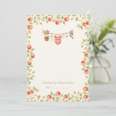 Farmhouse Baby Clothesline Advice Card サンキューカード (スタンド正面)