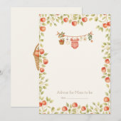 Farmhouse Baby Clothesline Advice Card サンキューカード (正面/裏面)