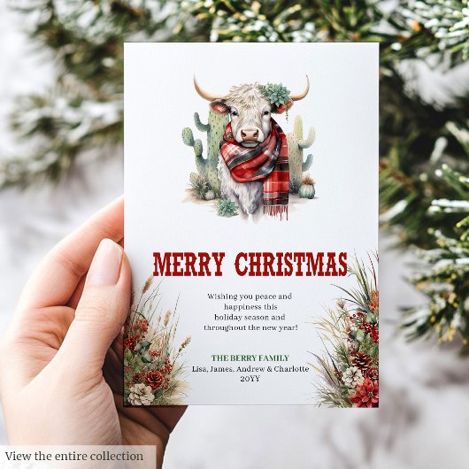 Farmhouse Christmas greeting card digital file シーズンカード