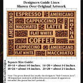 Farmhouse Coffee Lover Typography DC1 Decoupage 薄葉紙