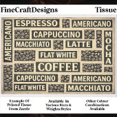 Farmhouse Coffee Lover Typography DC2 Decoupage 薄葉紙