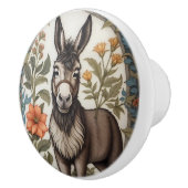 Farmhouse Donkey William Morris Inspired  セラミックノブ (右)