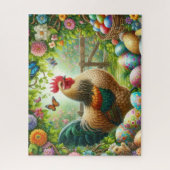 Farmhouse Easter Rooster ジグソーパズル (縦)