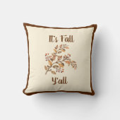 Farmhouse Fall Decor - It's Fall Y'all クッション (正面)