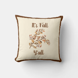 Farmhouse Fall Decor - It's Fall Y'all クッション