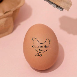 Farmhouse Hen | オリジナルエッグスタンプ ラバースタンプ