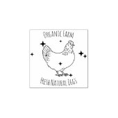 Farmhouse Hen | Egg ラバースタンプ (インプリント)