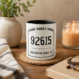 Farmhouse Home Sweet Zip Code マグカップ