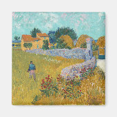 Farmhouse in Provence | Vincent Van Gogh マグネット (正面)