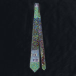Farmhouse in Upper Austria by Gustav Klimt ネクタイ<br><div class="desc">Now available! Double sided printed ties! Twice as nice! Farmhouse in Upper Austria (1912) by Gustav Klimt is a vintage Victorian Era symbolism fine art painting. A nature scene with trees and a field of flowers with a barn on a farm. The large wooden structure has windows. About the artist:...</div>
