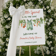 Farmhouse Little Sprout Clothesline Baby Shower