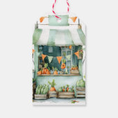 Farmhouse Little Sprout Clothesline Baby Shower ギフトタグ (裏面)