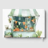 Farmhouse Little Sprout Clothesline Baby Shower ゲストブック (裏面)