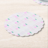 Farmhouse Pineapple Oasis ペーパーコースター (アングル)