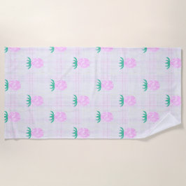 Farmhouse Pineapples ビーチタオル